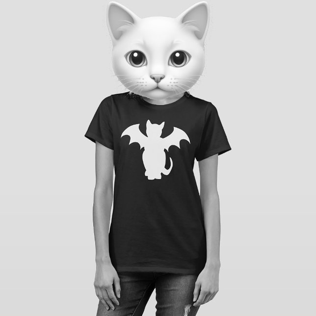 T-SHIRT CHAT GOTH KITTY BAT SHIRT (Créateur téléchargé)