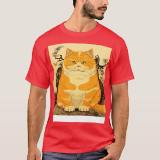 T-shirt Chat gras mignon