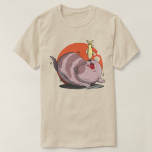 T-shirt Chat gras mou