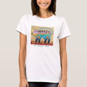 T-shirt Chat grincheux
