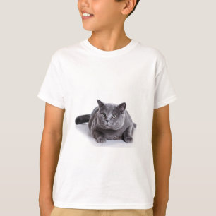 T-shirt Chat gris