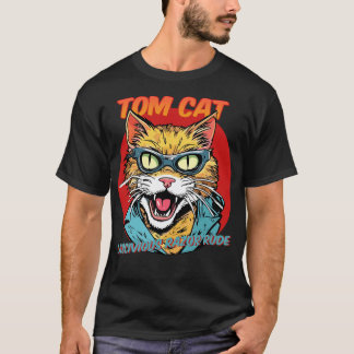 T-shirt Chat grossier sourire lascif