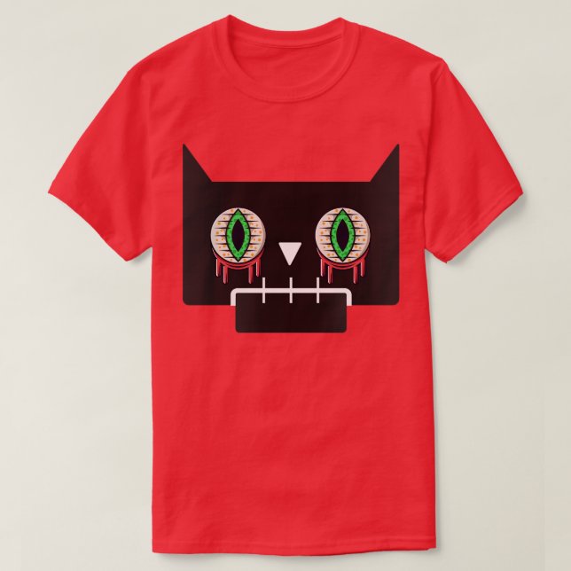 T-shirt chat halloween (Design devant)