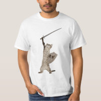 Chat héroïque de chevalier de guerrier