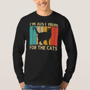 T-shirt Chat Homme Femme Chat Noir Chat Personne Chats