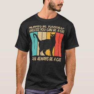 T-shirt Chat Homme Femme Chat Noir Chat Personne Chats 5