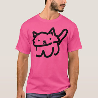 T-shirt Chat idiot