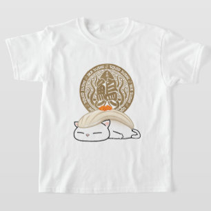 T-shirt Chat Ika Squid Sushi