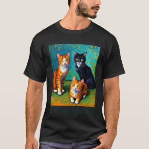 T-shirt Chat impressionniste surréaliste Impressionnisme C