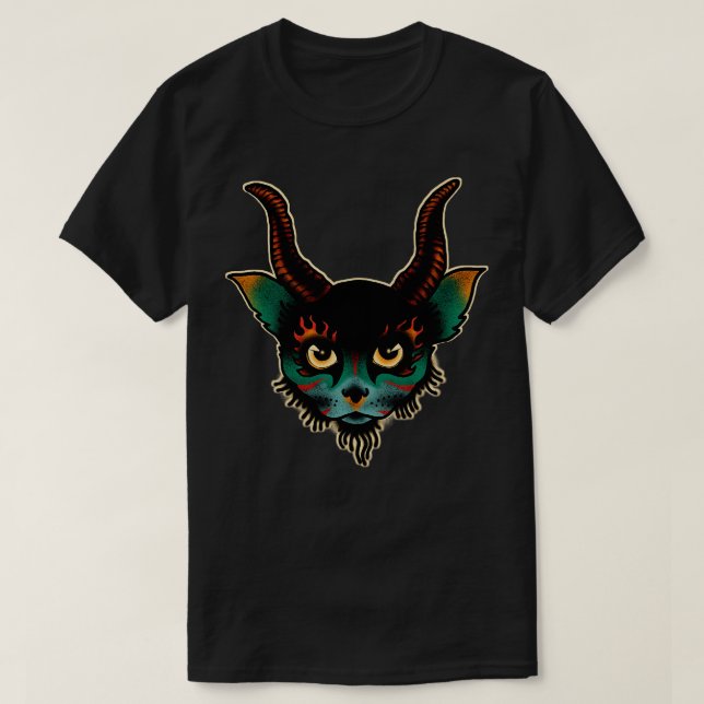T-shirt Chat incarné (Design devant)