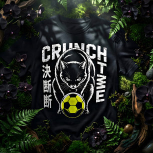 T-shirt Chat intense de crunch time - Style jour de match