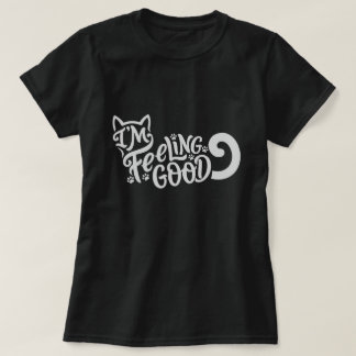 T-shirt Chat Je Me Sens Bien