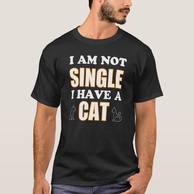 T-shirt Chat Je Ne Suis Pas Simple J'Ai Un Chat (Devant)