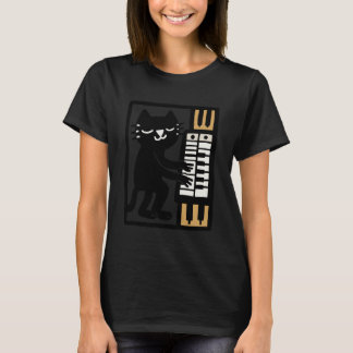 T-shirt Chat jouant de l'orgue u2013 Chat organiste drôle