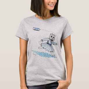 T-shirt Chat Jouant Kite, Louis Wain