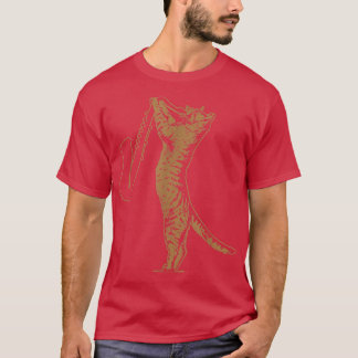 T-shirt Chat Jouer Saxophone Musique Lover Chat Saxophonis