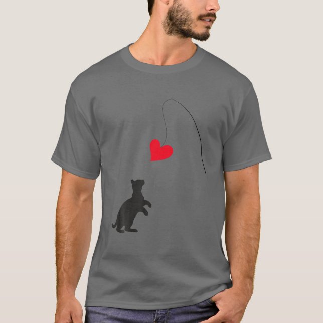T-shirt Chat Jouet Vêtements Saint Valentin Cadeaux pour e (Devant)
