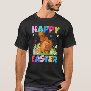 T-shirt Chat Joyeux Bunny de Pâques Chat Perse dimanche de
