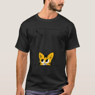 T-shirt Chat Kitty Cuite Avec Chats Poisson Animaux