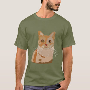 T-shirt Chat Kitty Cute Chat