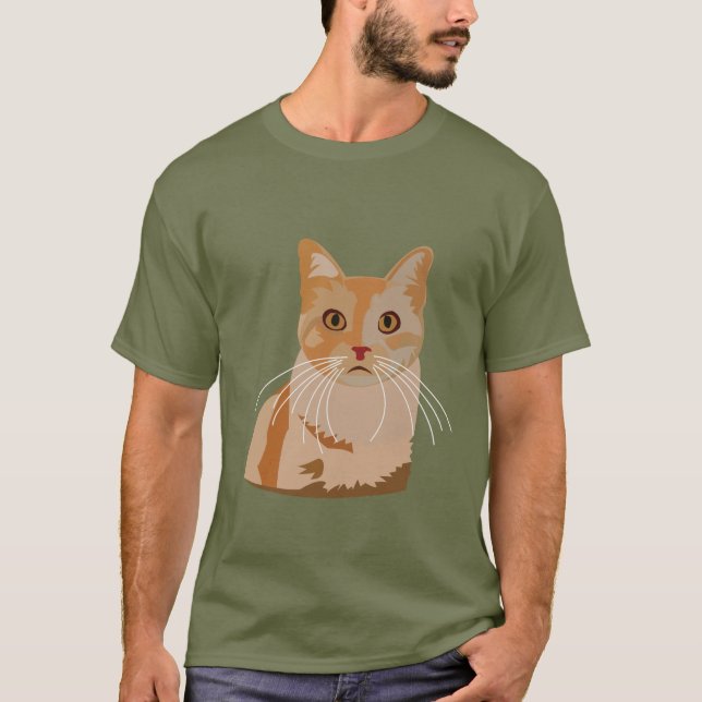 T-shirt Chat Kitty Cute Chat (Devant)
