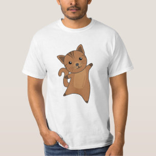 T-shirt Chat Kitty Fourrure Nez mignon Animaux Meow