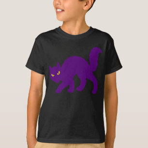 T-shirt Chat Kitty Halloween Effrayant Méchant
