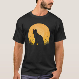 T-shirt Chat Kitty Moon Costu en tenue d'Halloween facile 