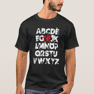 T-shirt Chat Kitty Salut Alphabet Retour à l'école Materne