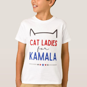 T-shirt Chat Ladies For Kamala Funny Amoureux des chats
