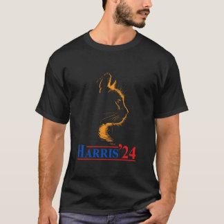 T-shirt Chat Ladies for Kamala Funny Chat 2024 Président K