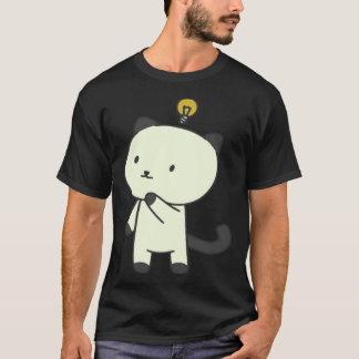 T-shirt chat lampe pensant