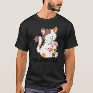T-shirt Chat Lgbt Equali Tea Fierté Gay Drapeau Lgbt