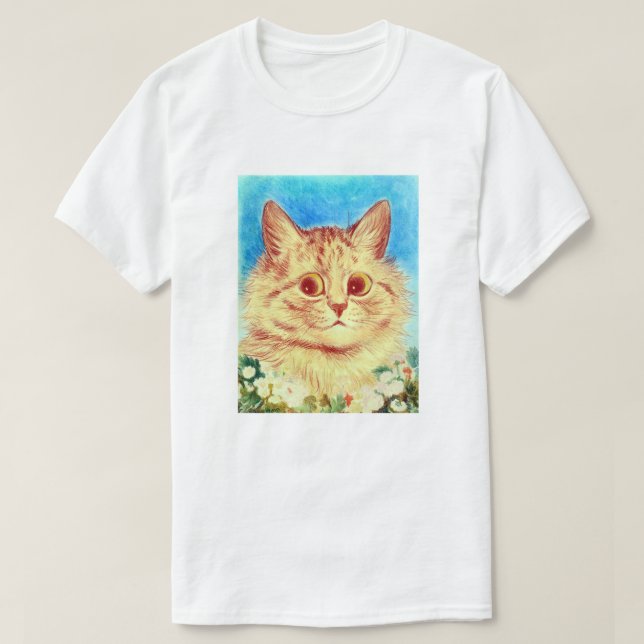 T-shirt Chat, Louis Wain (Design devant)