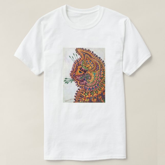 T-shirt Chat, Louis Wain (Design devant)