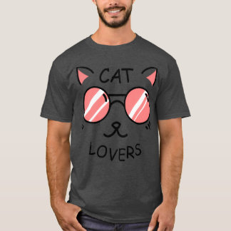 T-shirt Chat Love Coeur Valentines Jour Chats Amateurs Cad