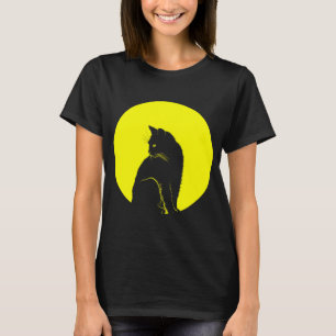 T-SHIRT CHAT LUNE