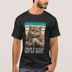 T-shirt Chat Maine Coon GÉANT DÉBONNAIRE Drôle Main Coon V