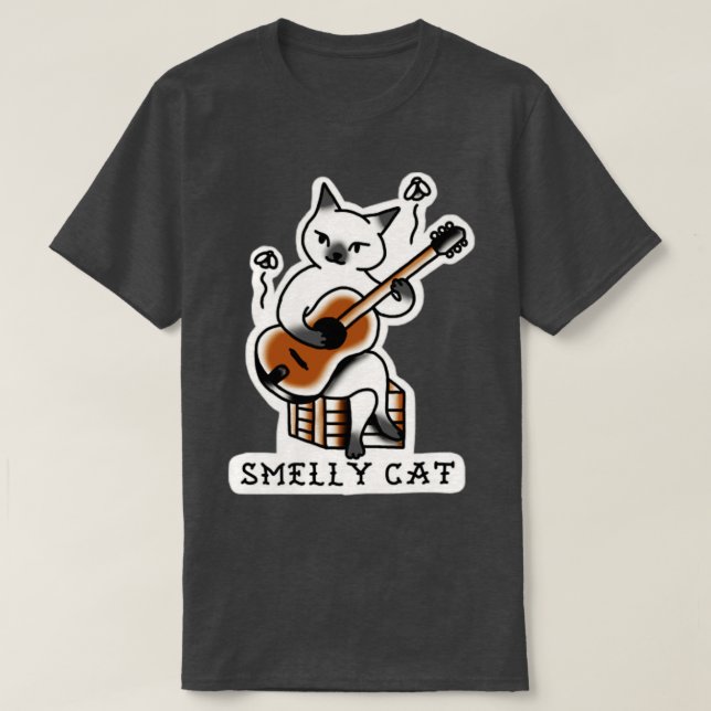T-shirt chat malodorant (Design devant)