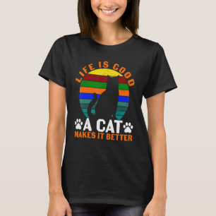 T-shirt Chat Maman Animaux Secourus Animal Rescue Save Cha