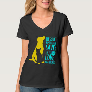 T-shirt Chat Maman Animaux Secourus Animal Rescue Save Cha