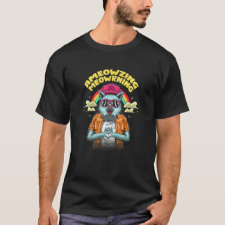 T-shirt Chat Maman de Chat Magnifique Chat Papa Mignon Eff