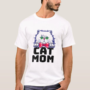 T-shirt Chat Maman Je ne suis pas célibataire J'ai un Cool