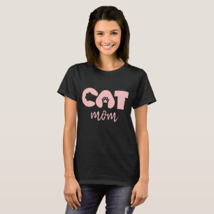 T-shirt Chat Maman – Joli pow avec lettre chat