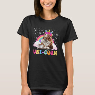T-shirt Chat Maman Maine Coon UNI-COON Funny Main Coon mam