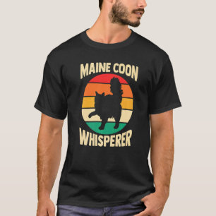 T-shirt Chat Maman Papa Chat Fourrure Parent Maine Coon C