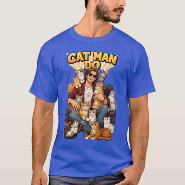 T-shirt Chat Man Do  (Devant)