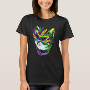 T-shirt Chat Mardi Gras