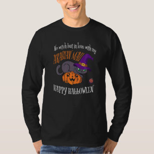 T-shirt Chat Mau d'Arabie pas une sorcière Halloween