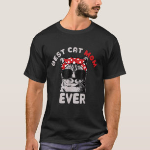 T-shirt Chat Meilleure Maman de Chat Chaton Miaou avec mon